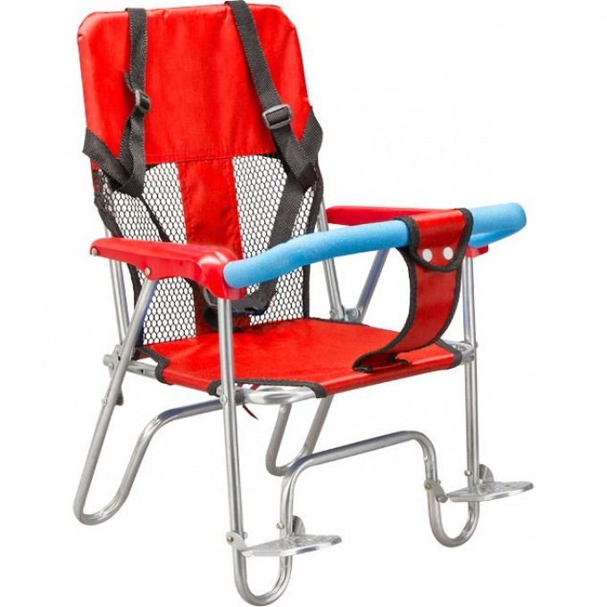 Кресло JL-189 детское велосипедное красное 280014