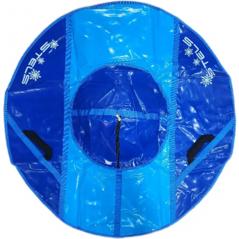Санки надувные (тюбинг) STELS 125 см, усиленные тент без камеры СН050.125, синий/синий+голубой
