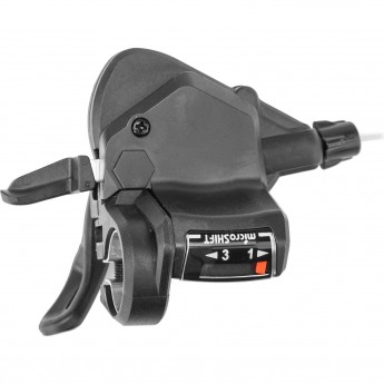Шифтер/манетка левый Microshift TS39-3L, с тросом 1800 мм Шифтер/манетка левый Microshift TS39-3L, с тросом 1800 мм