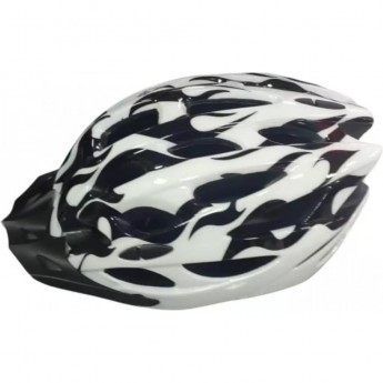 Шлем STELS FSD-HL003 (in-mold). Размер L (54-61 см) чёрно-белый