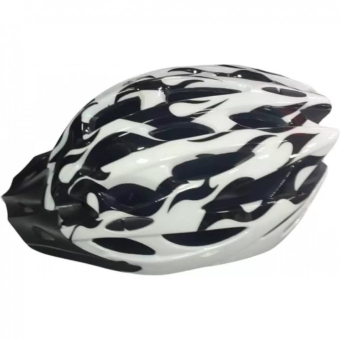 Шлем STELS FSD-HL003 (in-mold). Размер L (54-61 см) чёрно-белый 600308