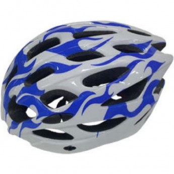 Шлем STELS FSD-HL003 (in-mold). Размер L (54-61 см) сине-белый