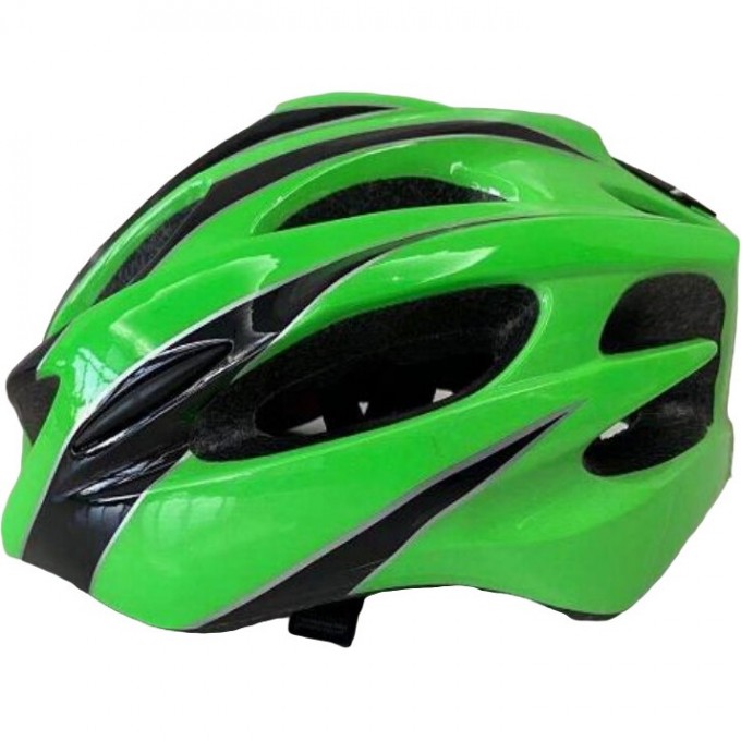 Шлем STELS FSD-HL008 (in-mold). Размер L (54-61 см) зелёный 600316