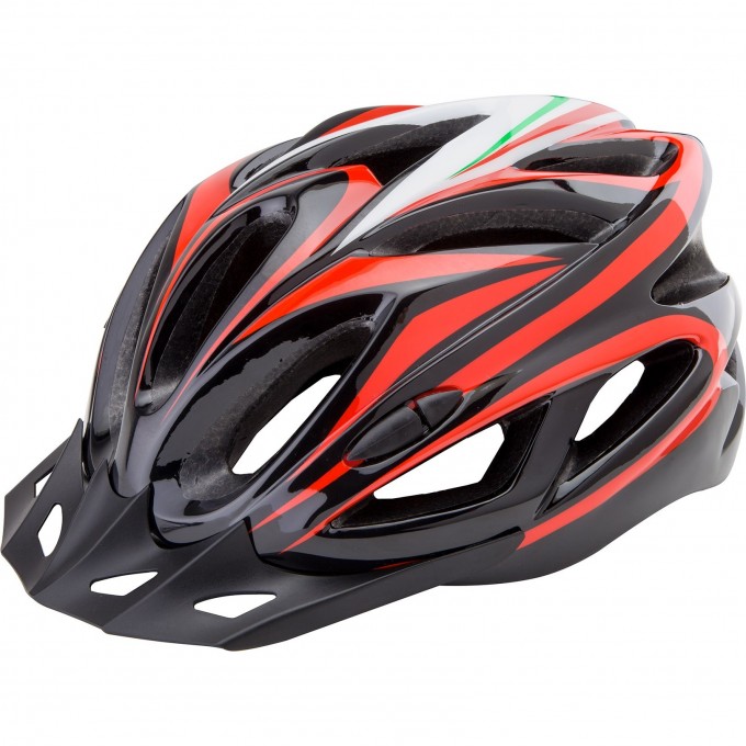 Шлем STELS FSD-HL022 (in-mold). Размер L (58-60 см) чёрно-красный. 600127