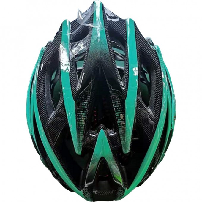 Шлем STELS FSD-HL056 (in-mold). Размер L (54-61 см) бирюзово-чёрный 600302