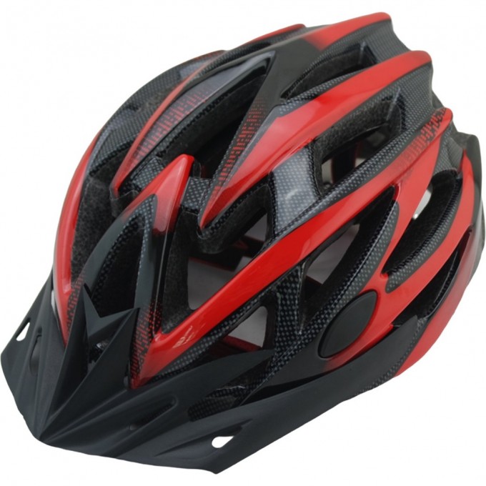 Шлем STELS FSD-HL056 (in-mold). Размер L (54-61 см) красно-чёрный 600301