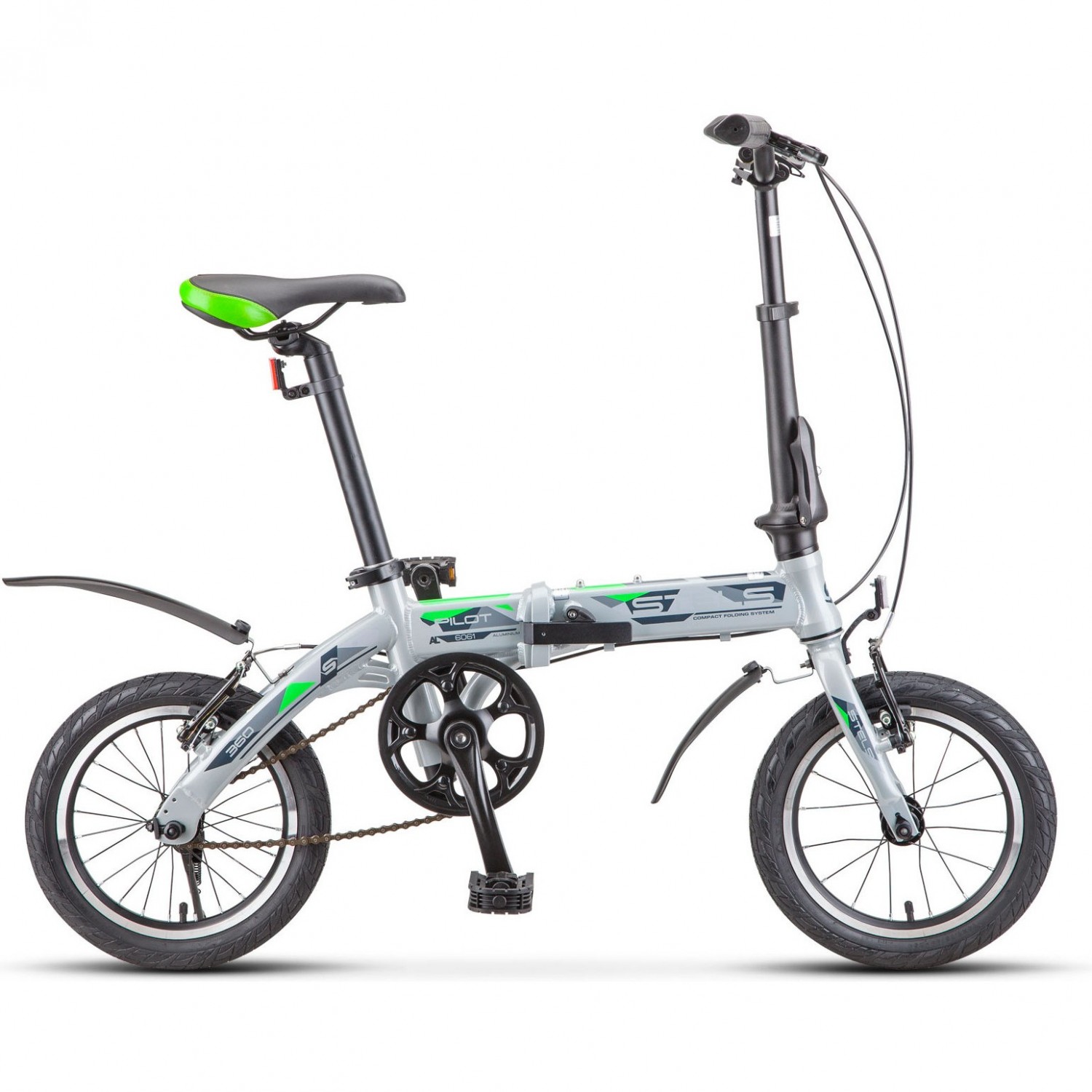 Велосипед STELS 14" Pilot 360 (LU090541) серый, 2023 ...