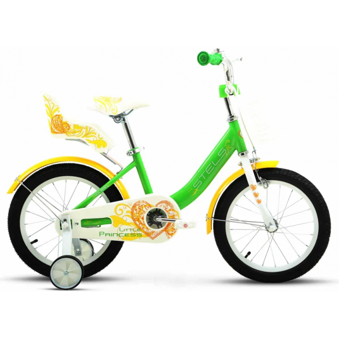 Велосипед STELS 16" LITTLE PRINCESS KC (JU135537) зеленый 7660000425277