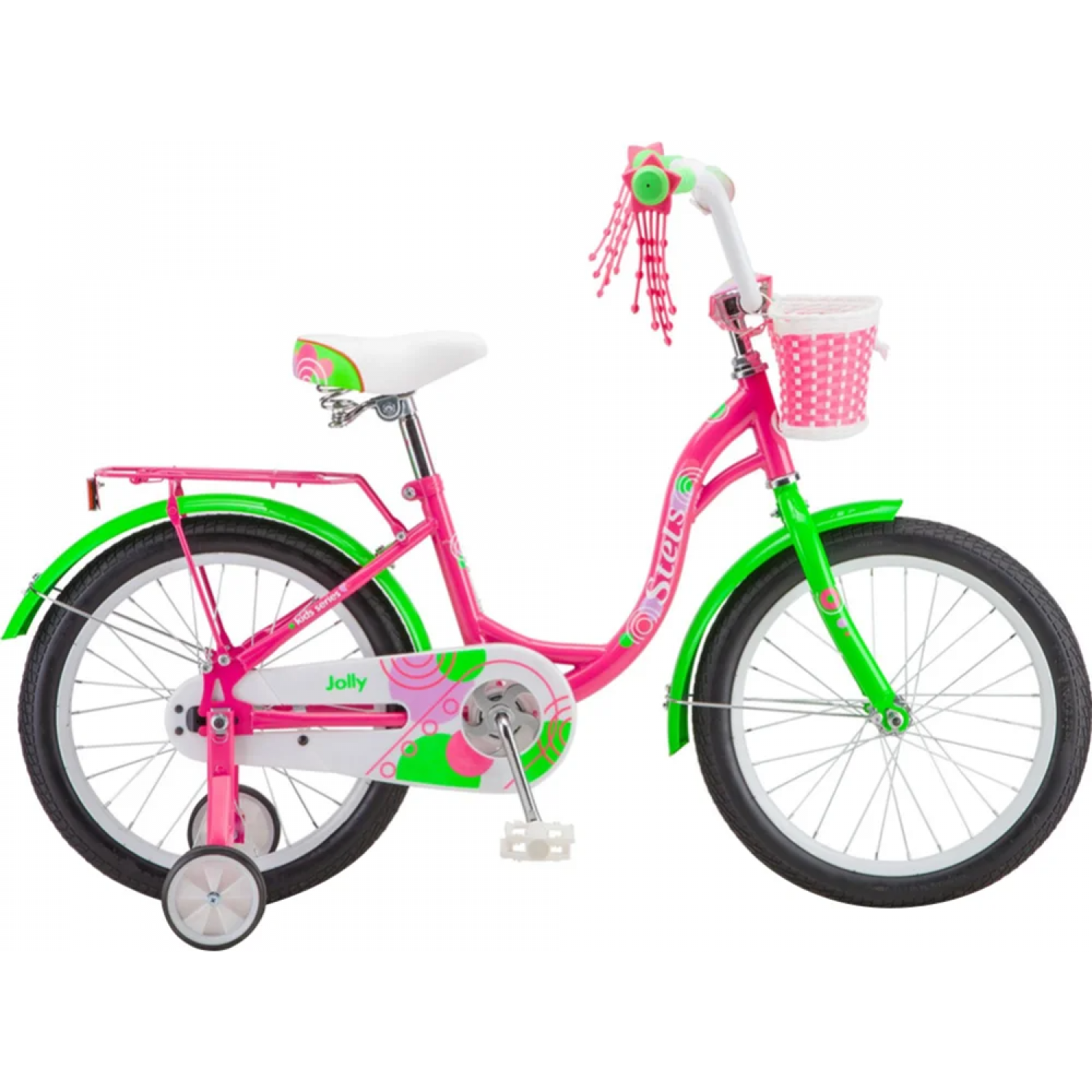 Велосипед STELS 18" Jolly V010 (LU092130) пурпурный-зеленый ...