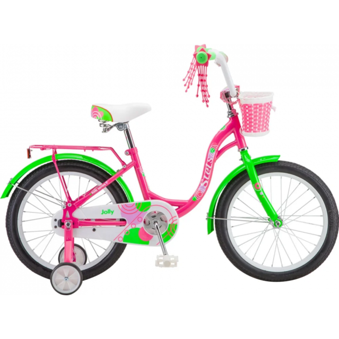 Велосипед STELS 18" Jolly V010 (LU092130) пурпурный-зеленый 3000006959996