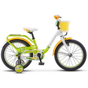 Велосипед STELS 18" Pilot 190 (LU089617) зеленый/желтый/белый