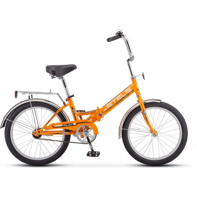 Велосипед STELS 20" Pilot 310 C (LU086911) черный-оранжевый 2001000068807
