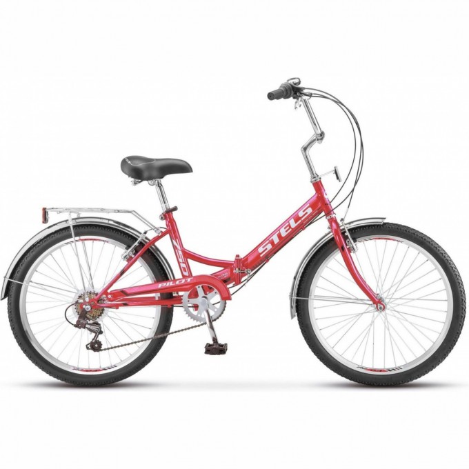 Велосипед STELS 24" Pilot 750 (LU085351), красный, 2023 JU000408312022JU0001972