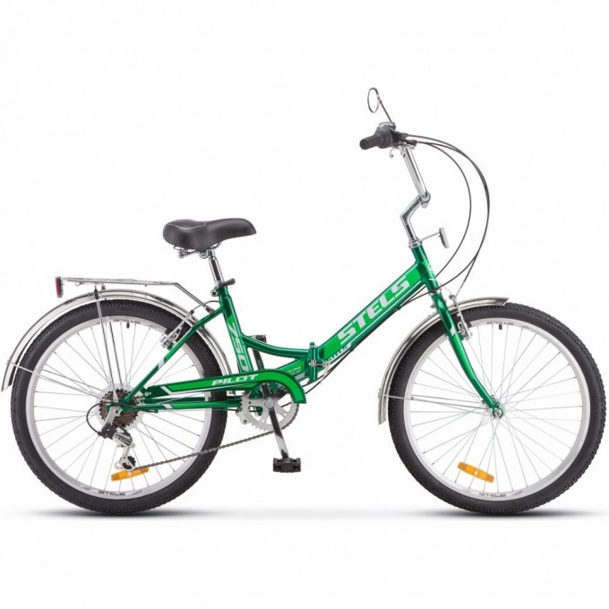 Велосипед STELS 24" Pilot 750 (LU085351), зеленый, 2023 JU000408302022JU0006993