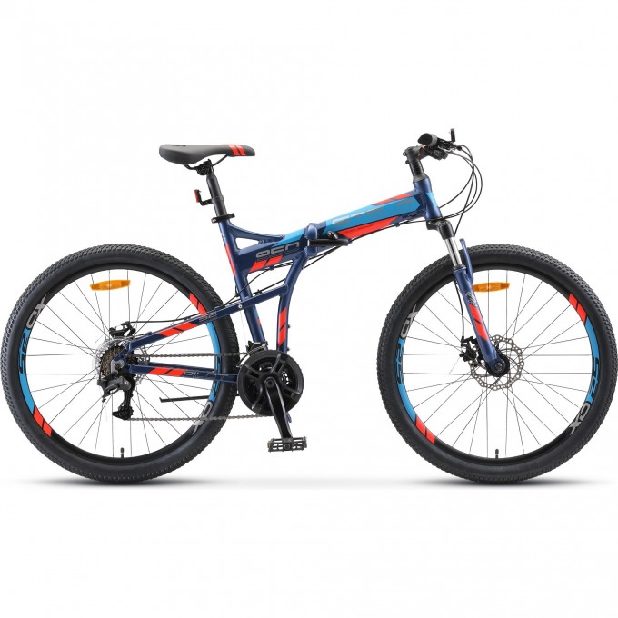 Велосипед STELS 26" Pilot 950 MD V011 темно-синий (LU094028), рама 17,5", 2023 KUBC0067962021KU0001350