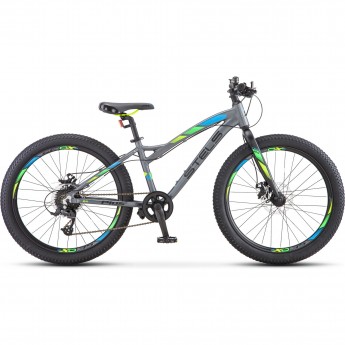 Велосипед STELS Adrenalin MD 24" V010 неоновый-лайм (LU091583), рама 13,5", 2023