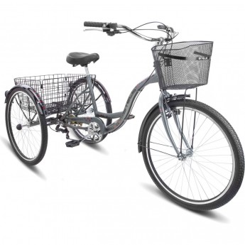 Велосипед STELS Energy VI 26" V010 хром (LU089878), рама 17"