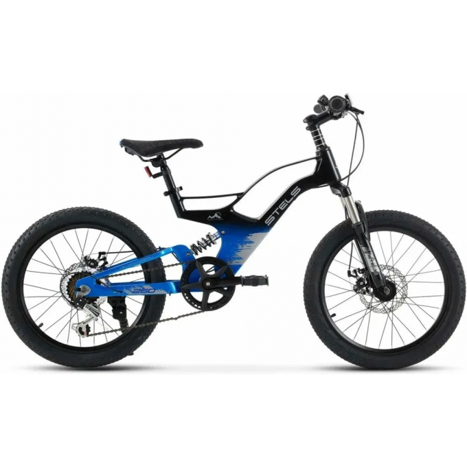 Велосипед STELS LEADEr-250 MD 20" Z010 (JU135250) синий-черный 4680091562456