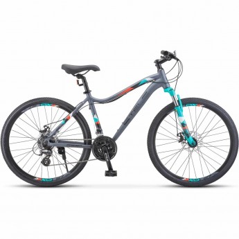 Велосипед STELS Miss-6100 MD V030 синий/серый (LU087753), рама 15"