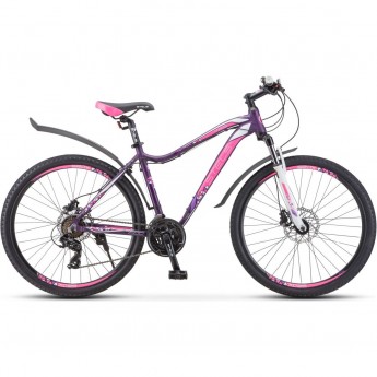Велосипед STELS Miss-7500 D V010 темно-пурпурный 27,5Ø (LU093845), рама 16", 2023