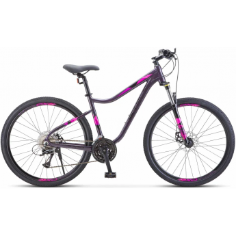 Велосипед STELS Miss-7700 MD V010 темно-пурпурный 27.5" (LU094655), рама 15,5", 2023