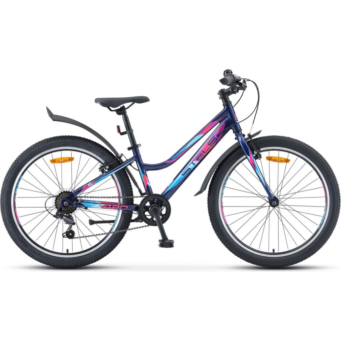 Велосипед STELS Navigator 24" 420 V V030 темно-синий (LU093469), рама 12", 2023 JU000415152022JU0002076