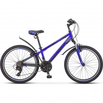Велосипед STELS Navigator 24" 440 V K010 синий (LU092698), рама 12"