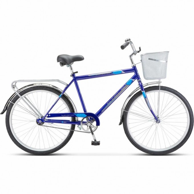 Велосипед STELS Navigator 26" 200 C Z010 Синий (с корзиной) (LU101679), рама 19" JU000410032022JU0006008