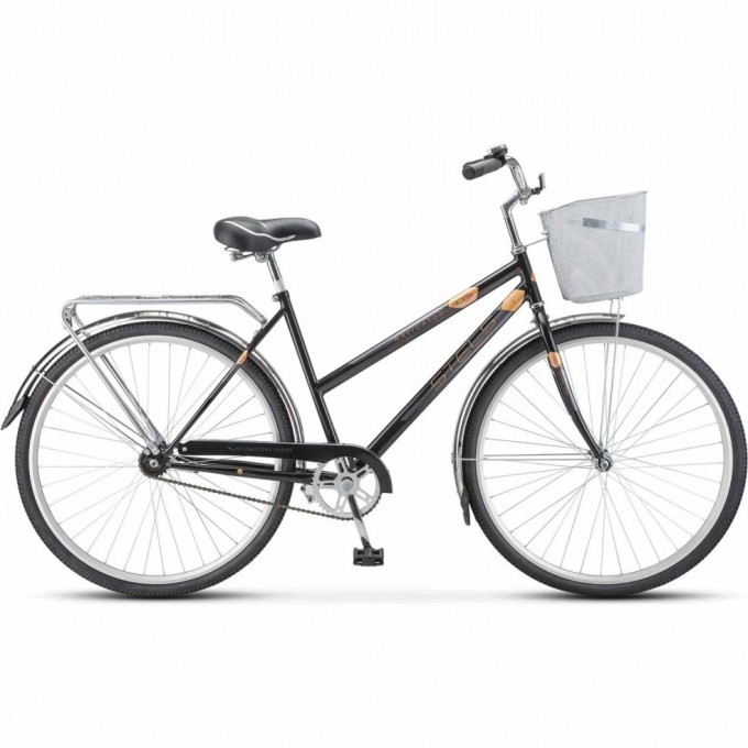 Велосипед STELS Navigator 28" 300 С Z010 (с корзиной) (LU101059) черный, 2023 JU000408932022JU0005474