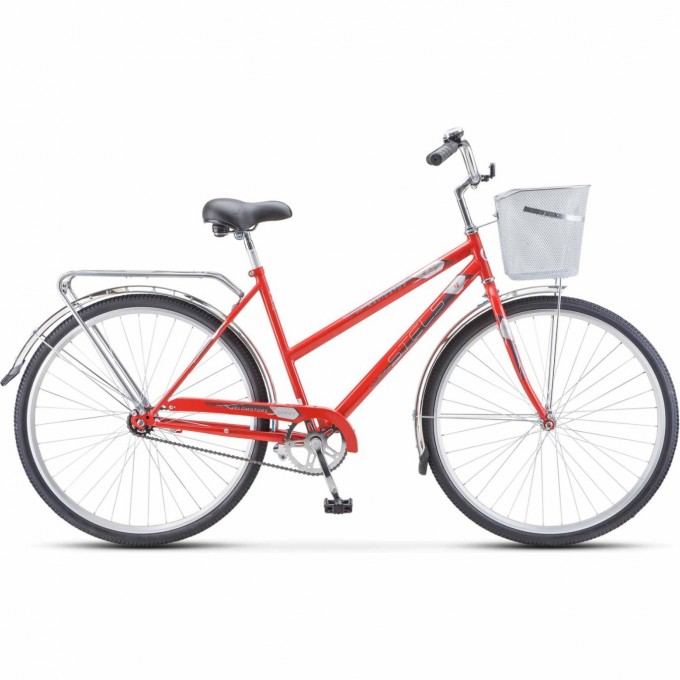 Велосипед STELS Navigator 28" 305 C Z010 (с корзиной) (LU101060) красный, 2023 JU000409122022JU0002294
