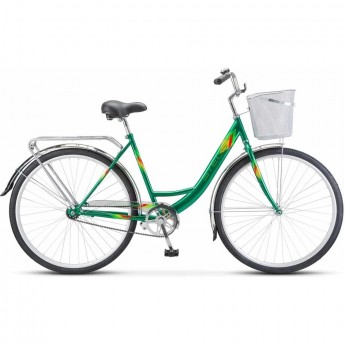 Велосипед STELS Navigator 28" 345 Z010/Z011 (с корзиной) (LU085343) зеленый