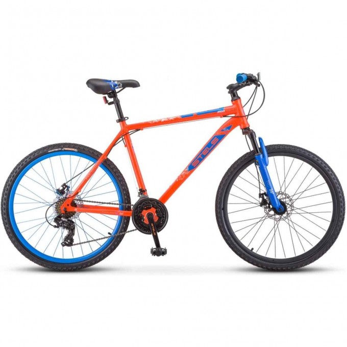Велосипед STELS Navigator 500 D F020 синий/красный 26" (LU096004), рама 18", 2023 KUBC0063122020JU0000433