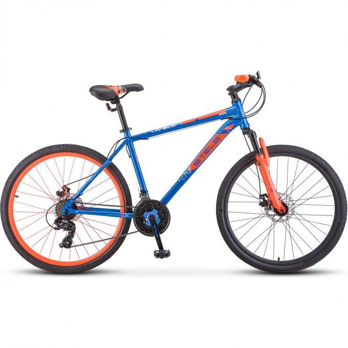 Велосипед STELS Navigator 500 MD F020 синий/красный 26" (LU096003), рама 16", 2023 KUBC0069052021JU0000963
