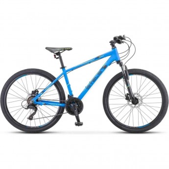 Велосипед STELS Navigator 590 D K010 синий/салатовый (LU094326), рама 18" 2023