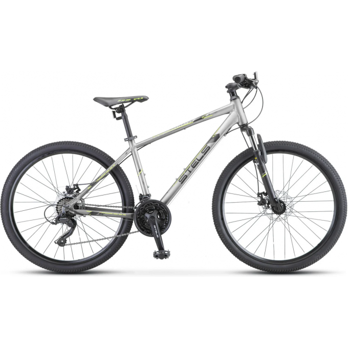 Велосипед STELS Navigator 590 MD K010 серый/салатовый (LU094325), рама 16", 2023 KUBC0065452021KU0002906