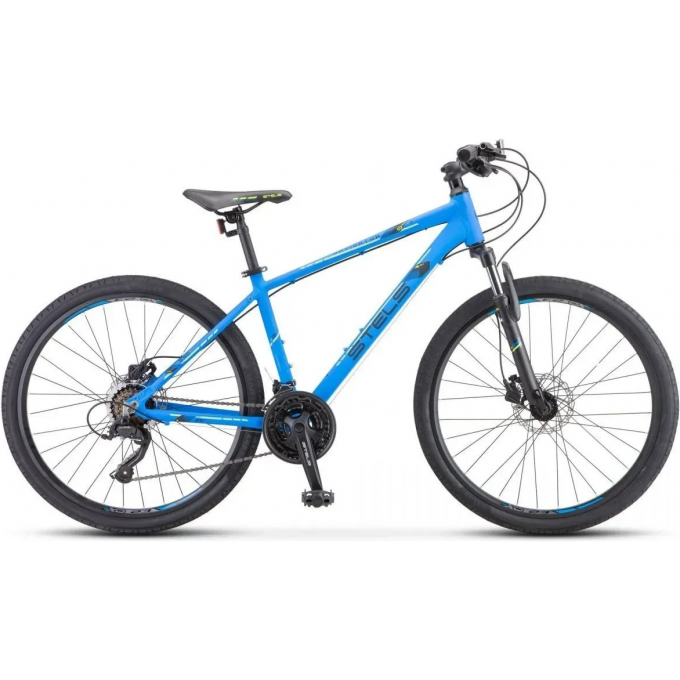 Велосипед STELS Navigator 590 V K010 Синий/Салатовый (LU094324), рама 18" KUBC0066212021KU0003270