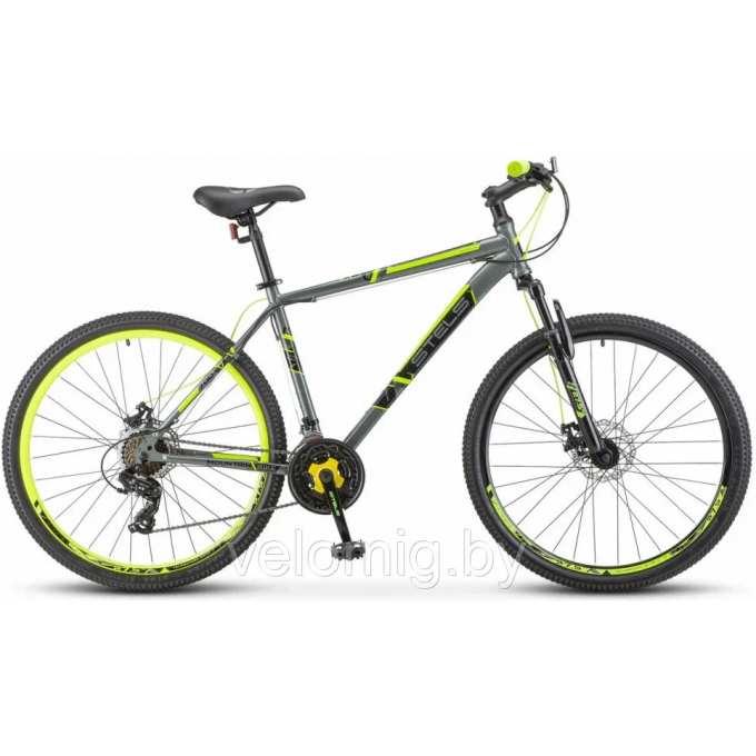 Велосипед STELS Navigator 700 D F020 серый/жёлтый 27.5", (LU096009), рама 17,5", 2023 KUBC0066752021JU0000119