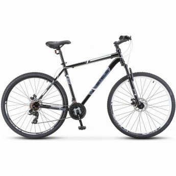 Велосипед STELS Navigator 700 MD F020 чёрный матовый 27.5" (LU096006), рама 17,5", 2023
