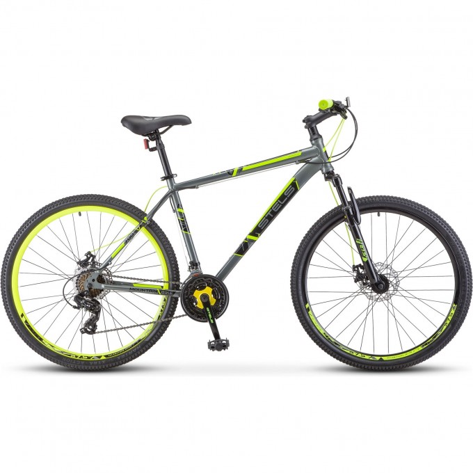 Велосипед STELS Navigator 700 MD F020 серый/жёлтый 27.5" (LU096006), рама 17,5" KUBC0069412022JU0000593