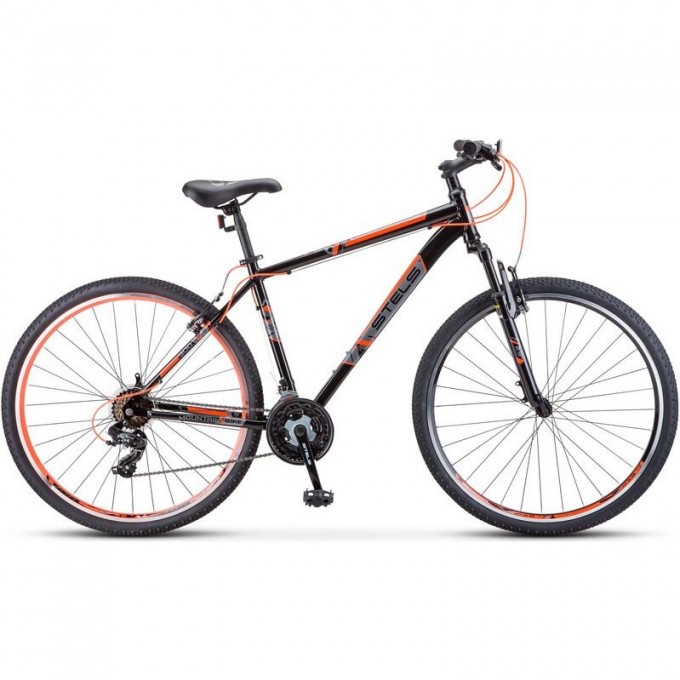 Велосипед STELS Navigator 700 V F020 чёрный/красный 27.5" (LU096005), рама 21", 2023 JU000413332022JU0000232