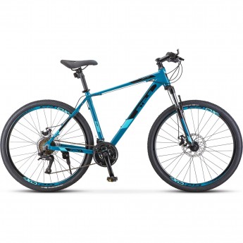 Велосипед STELS Navigator 720 MD V010 тёмно-синий 27.5" (LU094366), рама 15,5", 2023