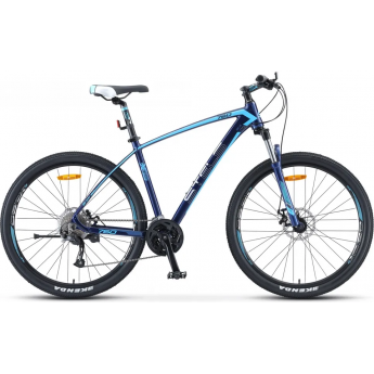 Велосипед STELS Navigator 760 MD V010 тёмно-синий 27.5" (LU093433), рама 16", 2023