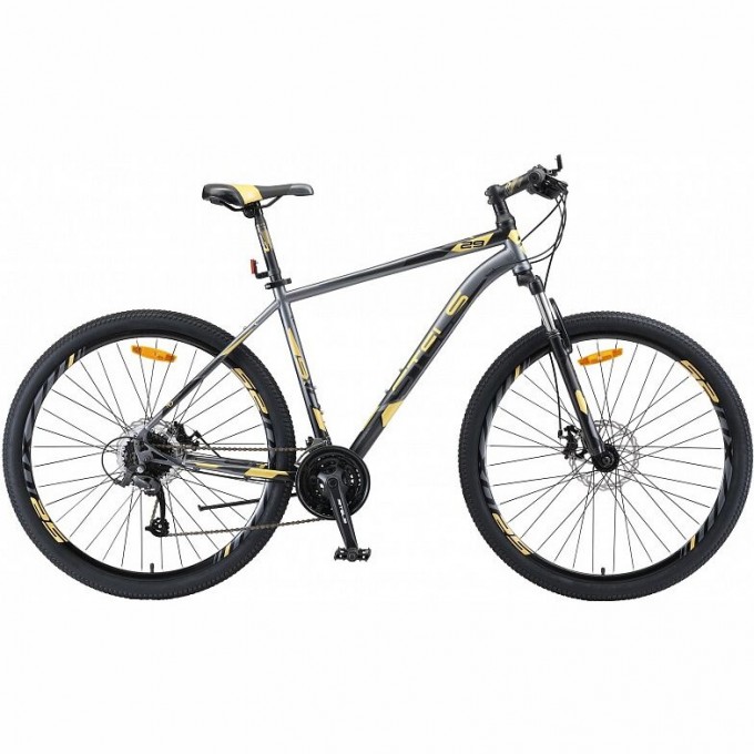 Велосипед STELS Navigator 910 MD V010 черный/золотой 29" (LU091696), рама 16,5", 2023 2008281012437