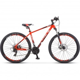 Велосипед STELS Navigator-930 MD 29" V010, рама 16.5", Неоновый-красный/чёрный