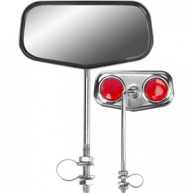 Зеркала заднего вида TEN-M-001, хромированные, правое и левое 220026